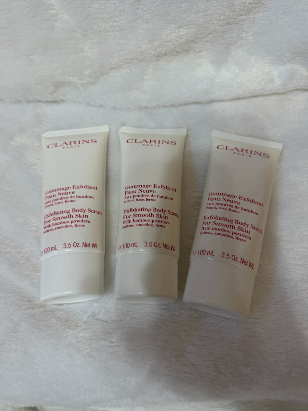 Clarins Exfoliating Body Scrub - White (100 mL)*4